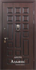 Входная металлическая дверь уличная с фрезеровкой -  УЛ 19: 35 900 руб.
