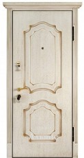 Входная квартирная дверь белая с патиной -  ВК 31: 38 600 руб.