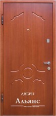 Красивая железная дверь с рисунком -  ВК 39: 30 700 руб.