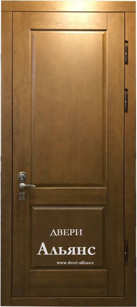 Входная дверь из массива в частный дом -  ДМС 55