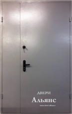 Двухстворчатая металлическая дверь на склад -  ДХ 3: 19 800 руб.