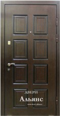Металлическая входная дверь МДФ на заказ -  ДМ 124: 32 300 руб.