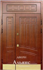 Двухстворчатая металлическая дверь в загородный дом -  ДХ 18: 61 900 руб.