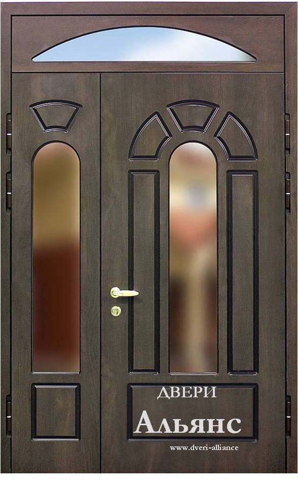 Входная двухстворчатая дверь на заказ -  ДХ 21