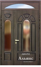 Входная двухстворчатая дверь на заказ -  ДХ 21: 88 000 руб.