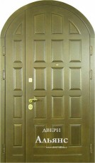 Арочная стальная дверь в частный дом -  ДА 6: 114 700 руб.