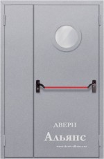 Противопожарная дверь полуторная с антипаникой -  ДПМ 28: 35 000 руб.