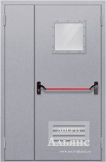 Противопожарная дверь с остеклением полуторная -  ДПМ 29: 31 500 руб.