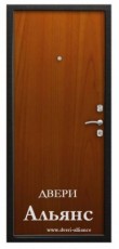 Наружная входная дверь с отделкой ламинат -  ДН 106: 21 700 руб.