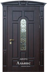 Входная арочная дверь МДФ на заказ -  ДА 9: 69 000 руб.