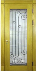 Металлическая дверь для загородного дома с кованными элементами -  ДК 133: 58 000 руб.