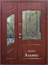 Входная дверь со стеклом для загородного дома -  СТ 29: 100 400 руб.