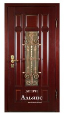 Металлическая входная дверь с ковкой в коттедж -  К 47: 57 500 руб.