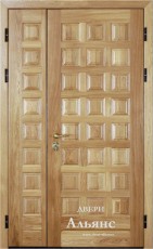 Металлическая двухстворчатая дверь в дом из бруса -  ДХ 32: 97 400 руб.