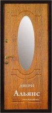 Стальная входная дверь в квартиру с зеркалом -  ВК 94: 32 100 руб.