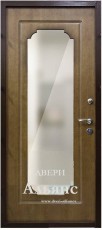 Дверь уличная металлическая утепленная в дом с зеркалом -  УТ 131: 31 300 руб.