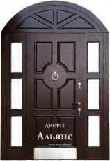 Арочная дверь входная в частный дом -  ДА 23: 110 400 руб.