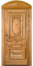 Арочная металлическая дверь с резьбой -  ДА 25: 146 800 руб.