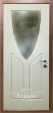 Стальная дверь с зеркалом в квартиру -  Д 30: 32 900 руб.