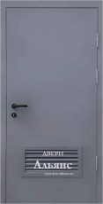 Техническая дверь с решеткой в котельную -  ТД 27: 20 000 руб.