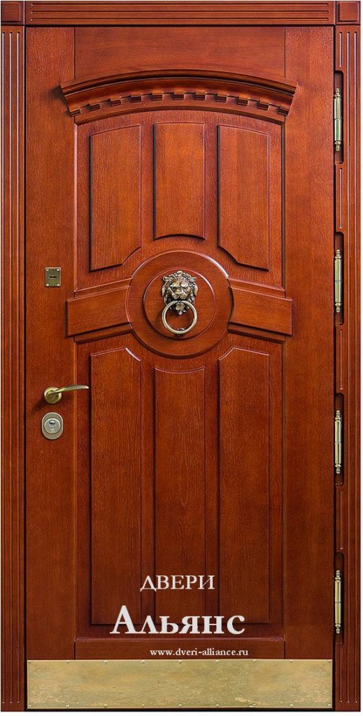 Металлическая входная дверь с массивом -  ДМС 65
