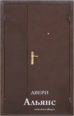 Тамбурная двухстворчатая дверь эконом -  Т 2: 15 000 руб.