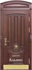 Стальная дверь c массивом в загородный дом -  ДМС 49: 132 400 руб.